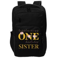 Sister Little Miss Onederful Birthday Party 1 Year Old Impact Tech Backpack