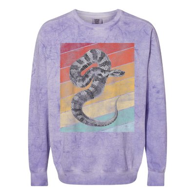 Snake Lover Men Snake Colorblast Crewneck Sweatshirt