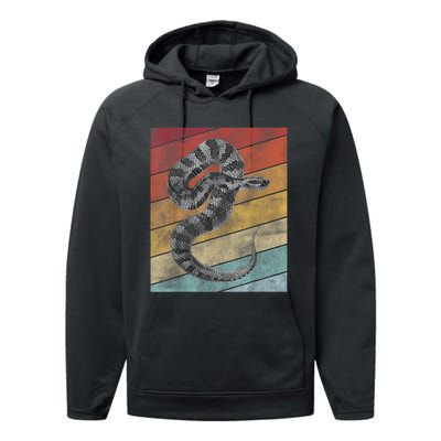 Snake Lover Men Snake Performance Fleece Hoodie