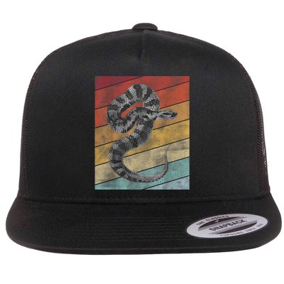 Snake Lover Men Snake Flat Bill Trucker Hat