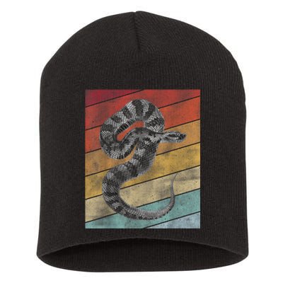 Snake Lover Men Snake Short Acrylic Beanie