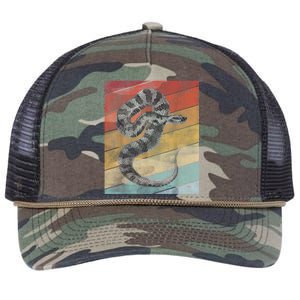 Snake Lover Men Snake Retro Rope Trucker Hat Cap