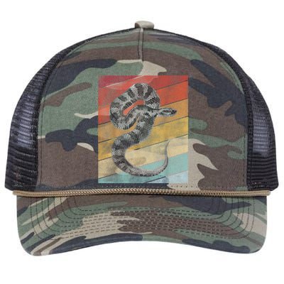 Snake Lover Men Snake Retro Rope Trucker Hat Cap