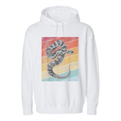 Snake Lover Men Snake Garment-Dyed Fleece Hoodie