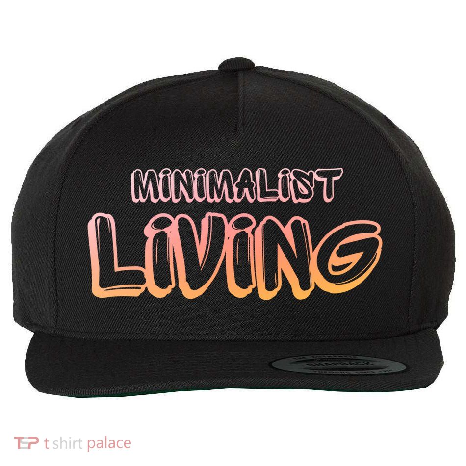 Sustainable Living - Minimalist Living Great Gift Wool Snapback Cap