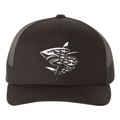 Sharks Lover Marine Biology Science Shark Yupoong Adult 5-Panel Trucker Hat