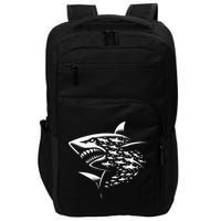 Sharks Lover Marine Biology Science Shark Impact Tech Backpack