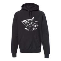 Sharks Lover Marine Biology Science Shark Premium Hoodie