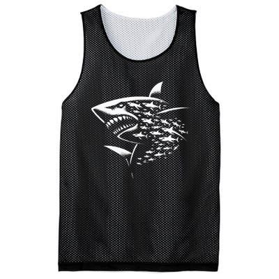 Sharks Lover Marine Biology Science Shark Mesh Reversible Basketball Jersey Tank