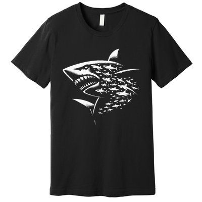 Sharks Lover Marine Biology Science Shark Premium T-Shirt