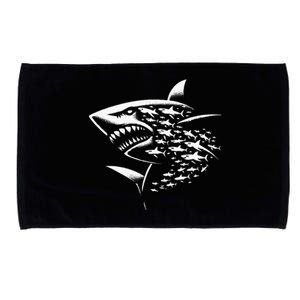 Sharks Lover Marine Biology Science Shark Microfiber Hand Towel