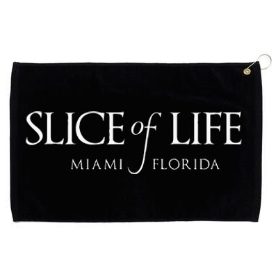 Slice Life Miami Florida Grommeted Golf Towel