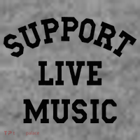 Support Live Music Local Bands Local Music 7-Panel Snapback Hat