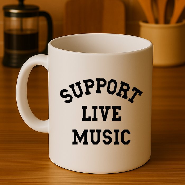 Support Live Music Local Bands Local Music Mug