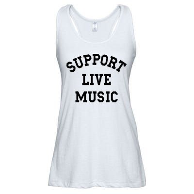 Support Live Music Local Bands Local Music Ladies Essential Flowy Tank