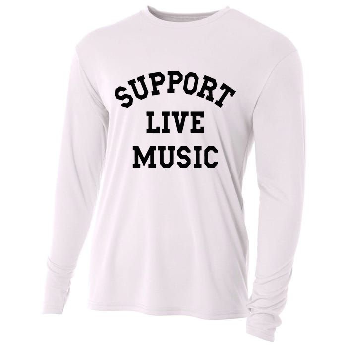 Support Live Music Local Bands Local Music Cooling Performance Long Sleeve Crew