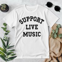 Support Live Music Local Bands Local Music Premium T-Shirt