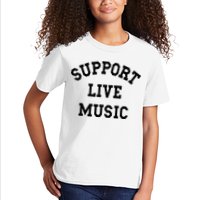 Support Live Music Local Bands Local Music Kids T-Shirt