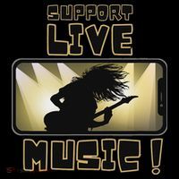 Support Live Music T-Shirt