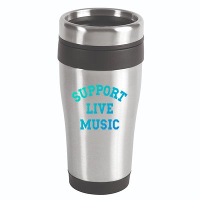 Support Live Music Musicians Concertgoers Music Lovers Great Gift 16oz Travel Tumbler