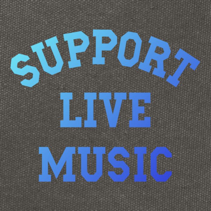 Support Live Music Musicians Concertgoers Music Lovers Great Gift Cotton Canvas Backpack