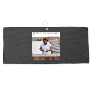 Sneaky Link Man Large Microfiber Waffle Golf Towel