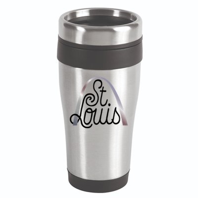 Saint Louis Missouri Souvenir Gateway Arch Traveler 16oz Travel Tumbler