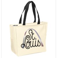 Saint Louis Missouri Souvenir Gateway Arch Traveler Zip Tote Bag