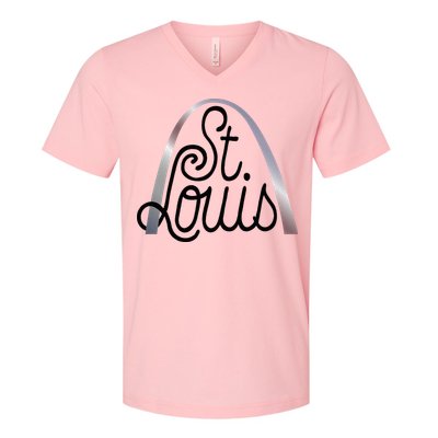 Saint Louis Missouri Souvenir Gateway Arch Traveler V-Neck T-Shirt