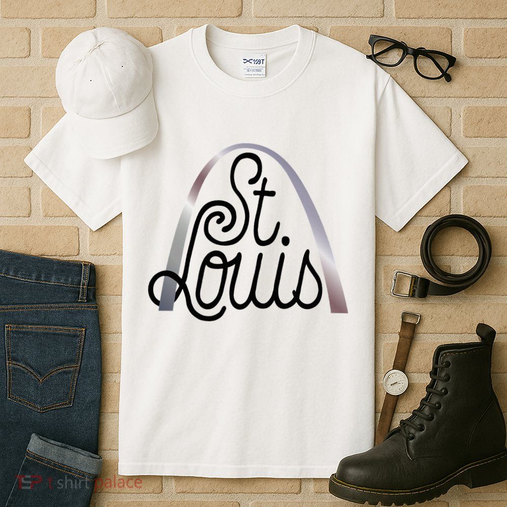 Saint Louis Missouri Souvenir Gateway Arch Traveler Tall T-Shirt