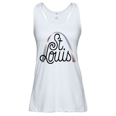 Saint Louis Missouri Souvenir Gateway Arch Traveler Ladies Essential Flowy Tank