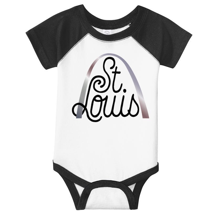 Saint Louis Missouri Souvenir Gateway Arch Traveler Infant Baby Jersey Bodysuit