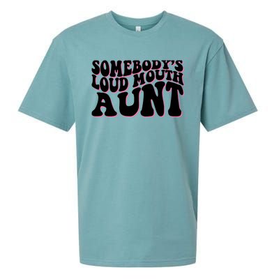 Somebody's loud mouth aunt Sueded Cloud Jersey T-Shirt