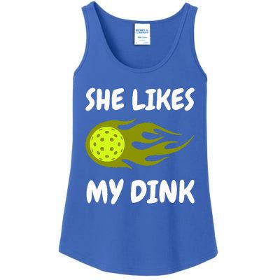 She Likes My Dink Pickleball Couple Matching Ladies Essential Tank