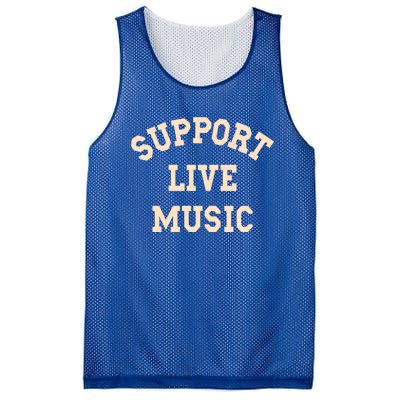 Support Live Music Musicians Concertgoers Music Lovers Great Gift Mesh Reversible Basketball Jersey Tank