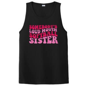 Somebody's loud mouth softball sister PosiCharge Competitor Tank