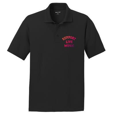 Support Live Music Musicians Concertgoers Music Lovers Great Gift PosiCharge RacerMesh Polo