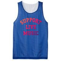 Support Live Music Musicians Concertgoers Music Lovers Great Gift Mesh Reversible Basketball Jersey Tank