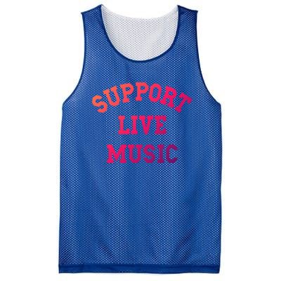 Support Live Music Musicians Concertgoers Music Lovers Great Gift Mesh Reversible Basketball Jersey Tank