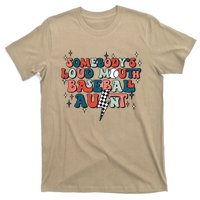 Somebody's Loud Mouth Baseball Aunt Mothers Day Groovy T-Shirt