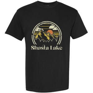 Shasta Lake Mountains California Hiking Outdoors Garment-Dyed Heavyweight T-Shirt