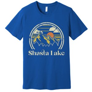 Shasta Lake Mountains California Hiking Outdoors Premium T-Shirt