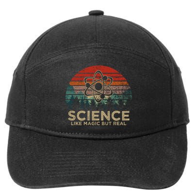 Science Like Magic But Real 7-Panel Snapback Hat