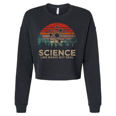 Science Like Magic But Real Cropped Pullover Crew