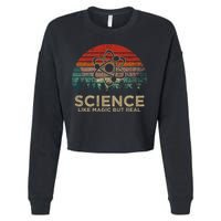 Science Like Magic But Real Cropped Pullover Crew