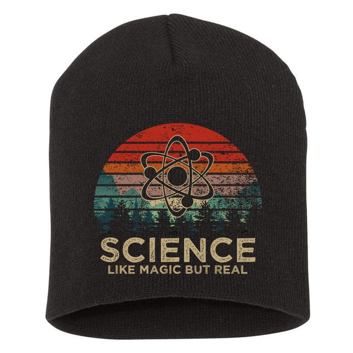 Science Like Magic But Real Short Acrylic Beanie