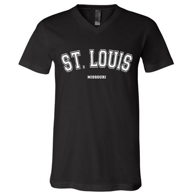 St Louis Missouri V-Neck T-Shirt