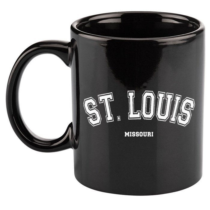 St Louis Missouri 11oz C Handle Ceramic Mug