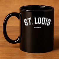 St Louis Missouri 11oz C Handle Ceramic Mug