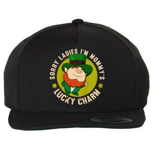 Sorry Ladies Mommy Is My St Patricks Day Wool Snapback Cap